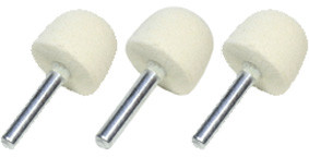 Zephyr 1"X1" Felt Goblet for 1/4" - 3/8" Chuck Pack of 3