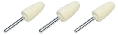 Zephyr 1" x 2" Felt Taper for 1/4" - 3/8" Chuck Pack of 3