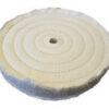 Zephyr Cotton Muslin 60 Ply 5-Row Sewn Buffing Wheel - 10 inch