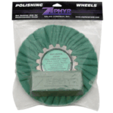 Zephyr Secondary Cutting Airway Buffing Wheel with 1lb Green Chrome Rouge Bar