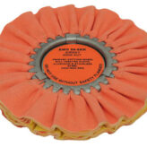 Zephyr Orange/Yellow Kwik Kut Airway Buffing Wheel - 8 inch