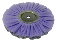 Zephyr Purple-Lea Medium/Light Cutting Airway Buffing Wheel - 8 inch
