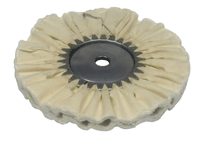 Zephyr White Medium/Light Cutting Airway Buffing Wheel - 10 inch