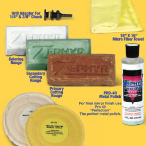 Zephyr 6 Piece Wheel & Tank Detailing Kit