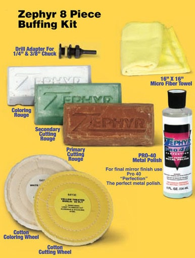 Zephyr 8 Piece Buffing Kit