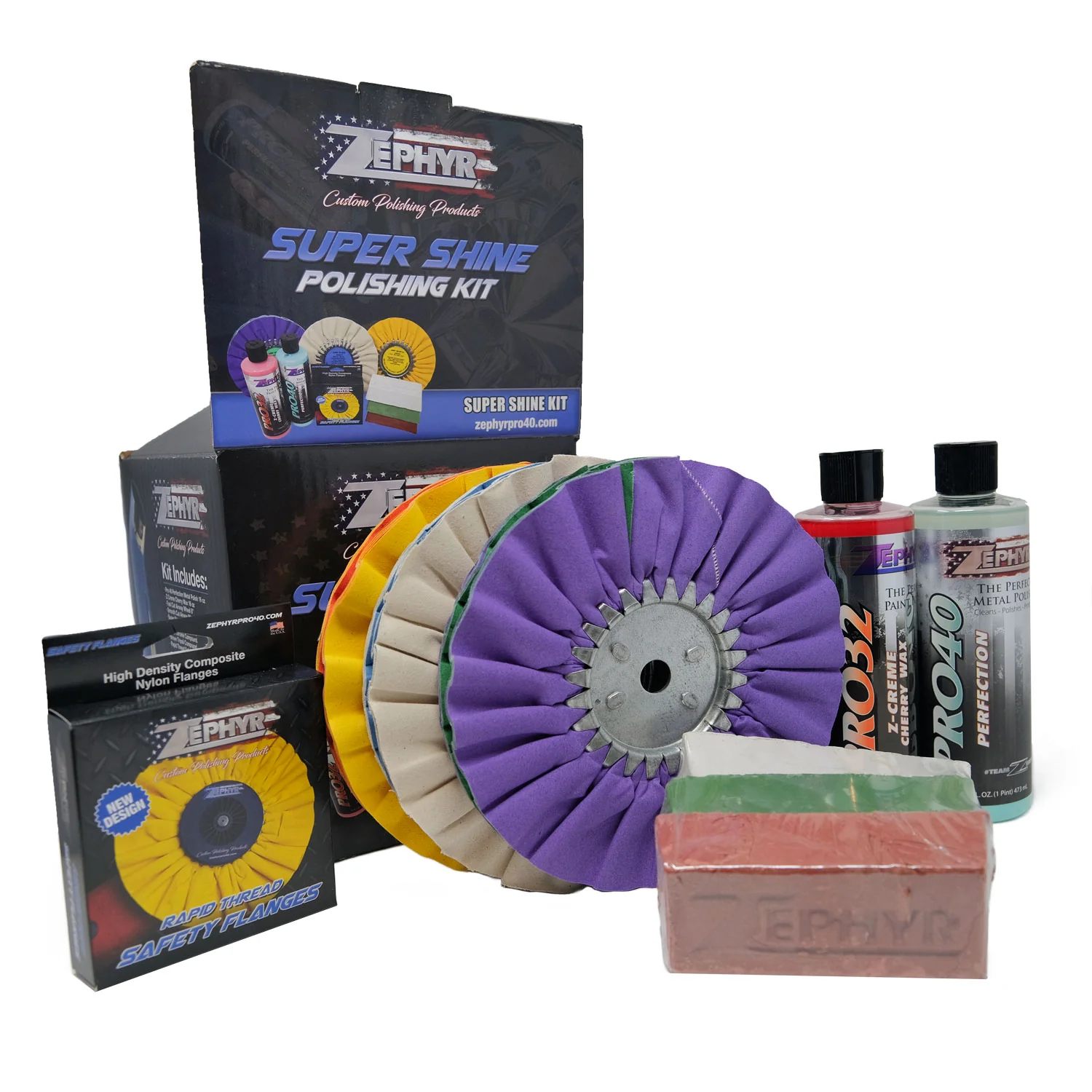 Zephyr Super Shine X Polishing Kit