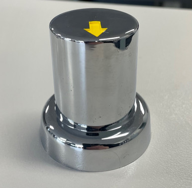 33mm Chrome Plastic Nutcover Top Hat Style with Indicator