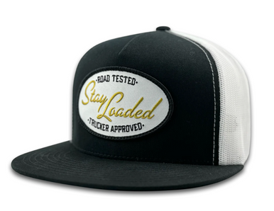 stayloadedhat1__40914.1751793337.386.513 Stay Loaded Hat - Old School Gold BLK/WHT